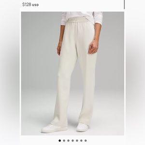 White lululemon joggers